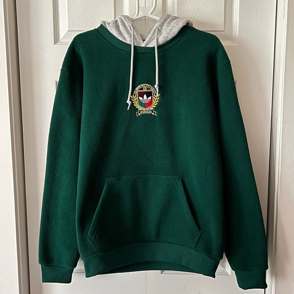 Adidas Collegiate Crest Fleece Hoodie - Picture 3 of 9